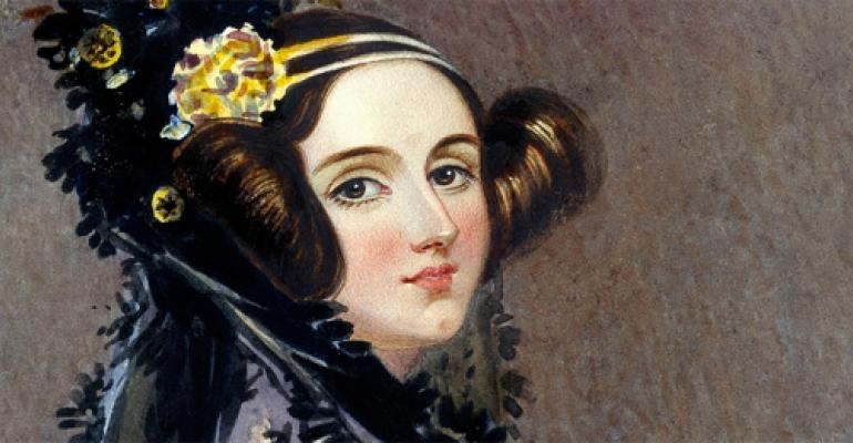 первый в мире программист Ада Лавлейс - портрет 19 века