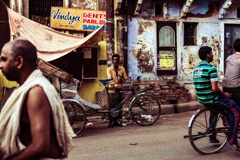 Оживленная индийская улица