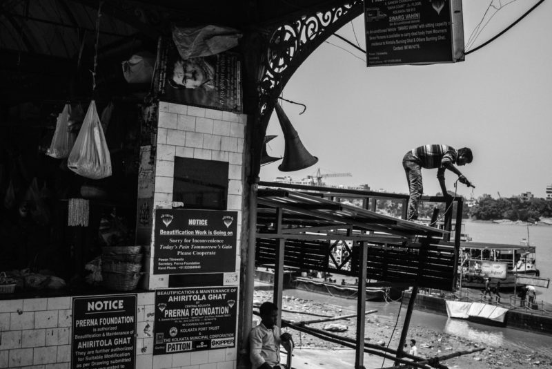 Лавка торговца в Калькутте