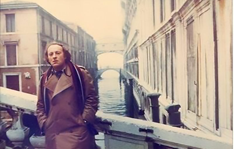 И. Бродский на мосту в Венеции