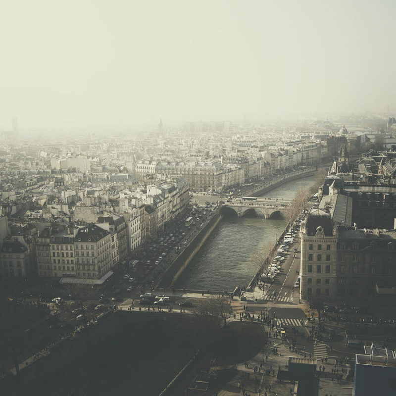 Париж: вид сверху