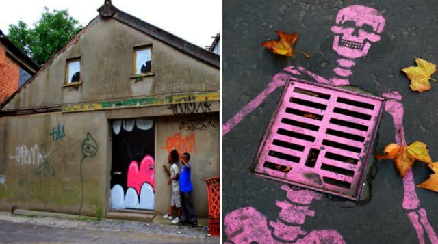 Раскрасить унылый город: 12 удачных шуток от уличных художников гаффити