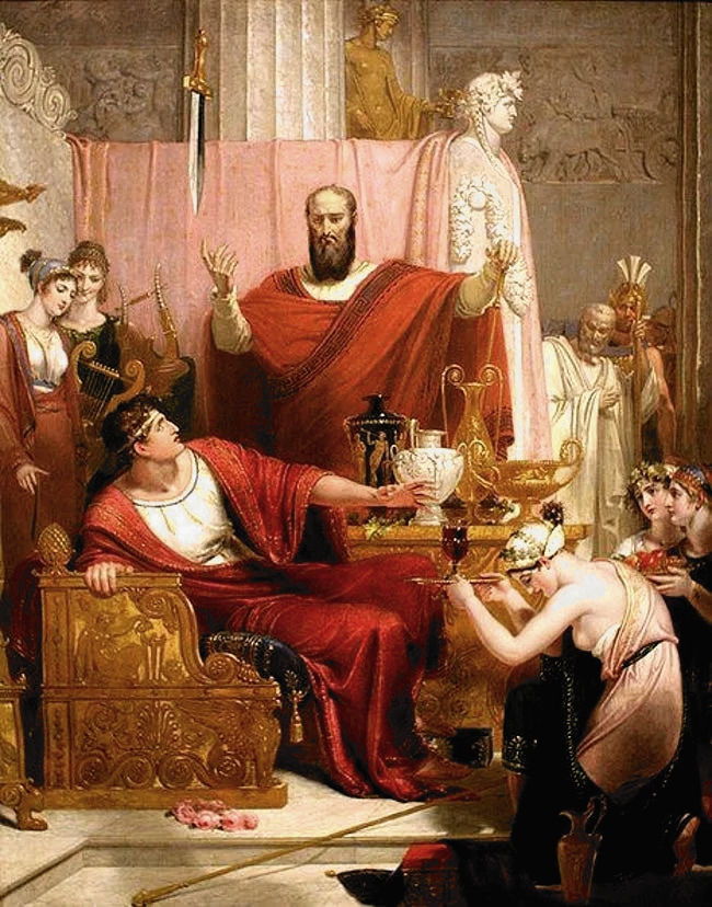 Дионисий II - правитель Сиракуз на картине художника