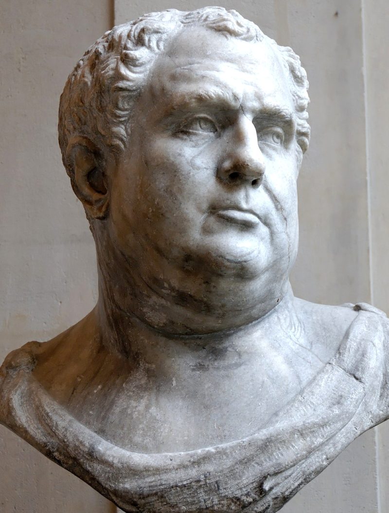Вителлий - император Рима, скульптурный портрет