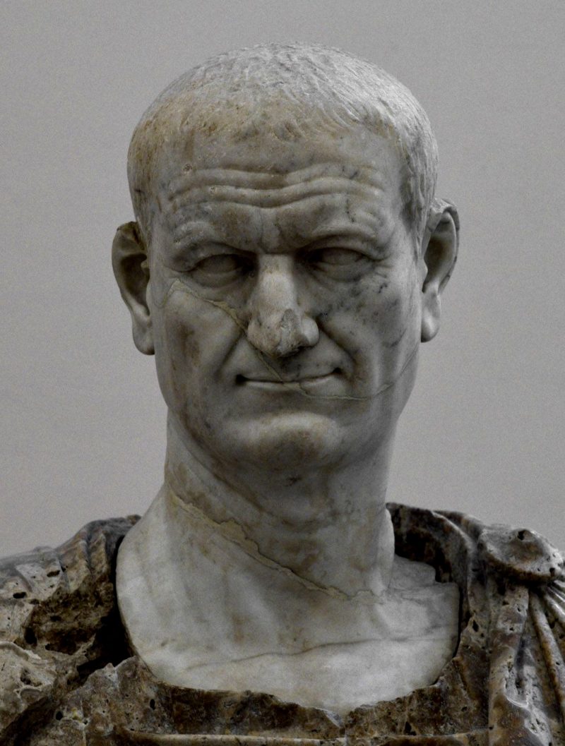 Веспасиан - император Рима - скульптурный портрет