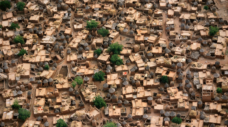 Вид на город в Мали