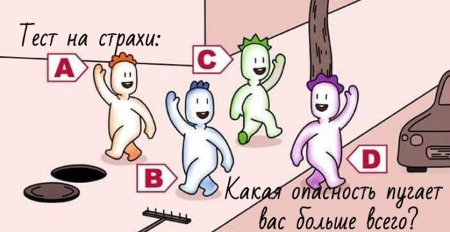 Тест: Что больше всего вас пугает в жизни?