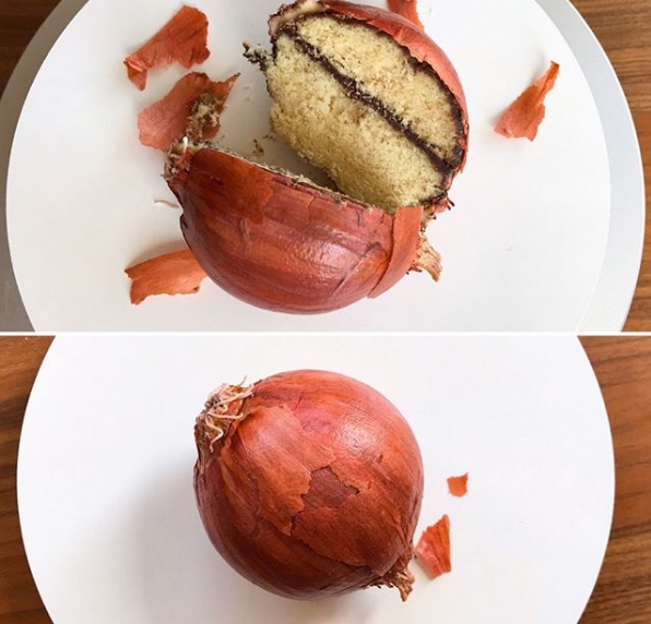 торт в форме луковицы