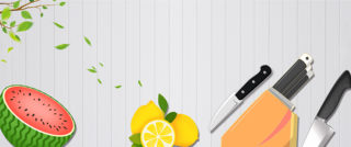 fruit knife promotion simple geometric_1117716