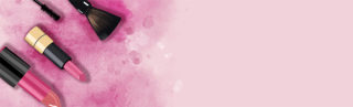pink watercolor smudged cosmetics background_1164527