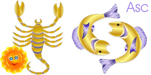 скорпион и рыбы