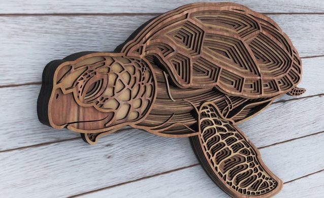 деревянная черепаха
