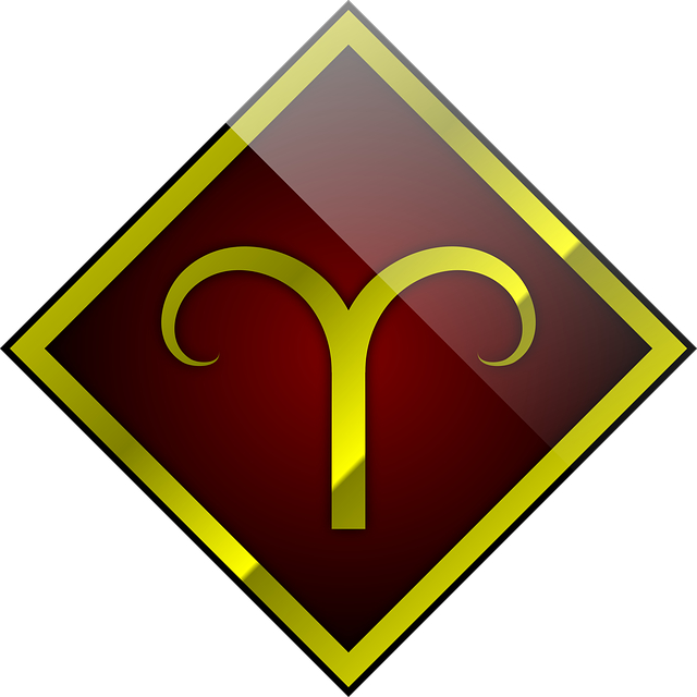 символ овна в ромбе
