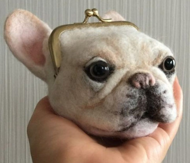 кошелёк в форме собаки