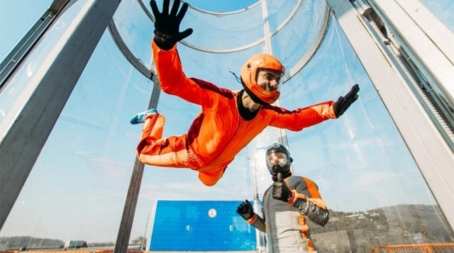Аэротруба в Москве – доступная альтернатива прыжку с парашютом