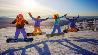 snowboarding