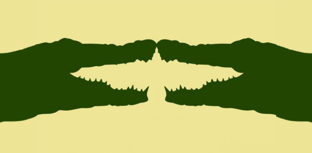 рисунок с двумя крокодилами