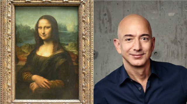Джеффу Безосу предлагают купить и съесть картину “Мона Лиза”