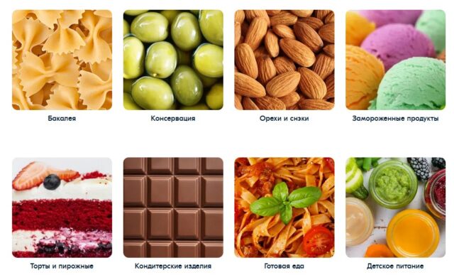 Покупка продуктов на OZON с доставкой