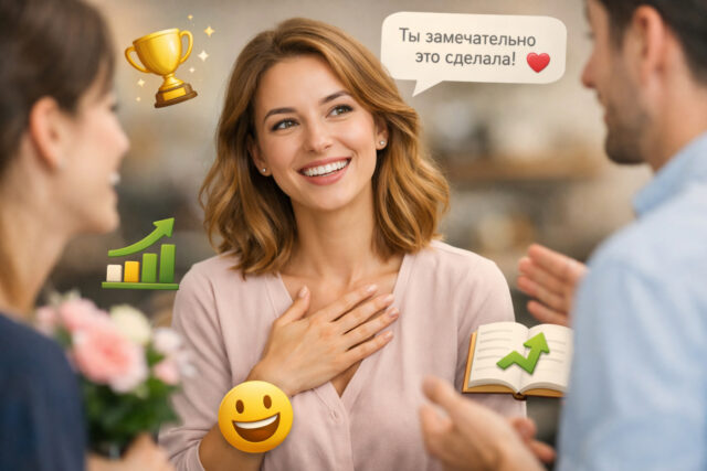 Искусство принимать комплименты: Как благодарность и уверенность поднимают настроение